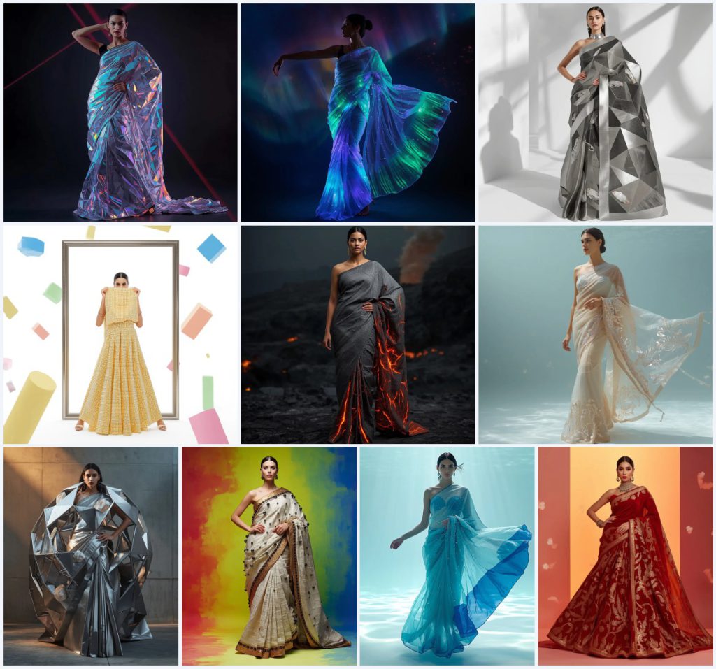 Top 10 Stylish Saree AI Prompts for Chic Office Party Attire Photography | best ai prompts for realistic photos